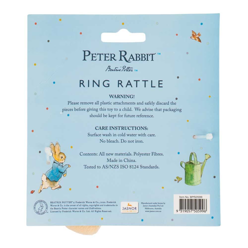 Peter Rabbit Silver Rattle Peter Rabbit Ring Rattle