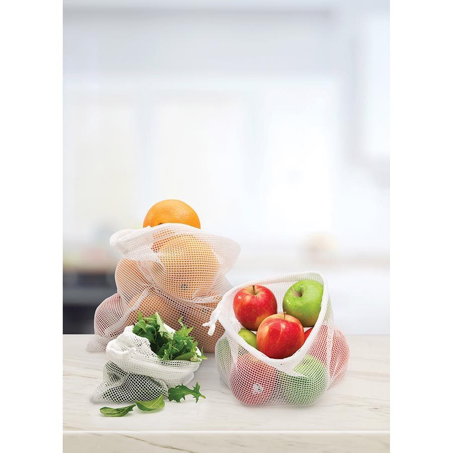 Reusable Mesh Produce Bags Set of 3