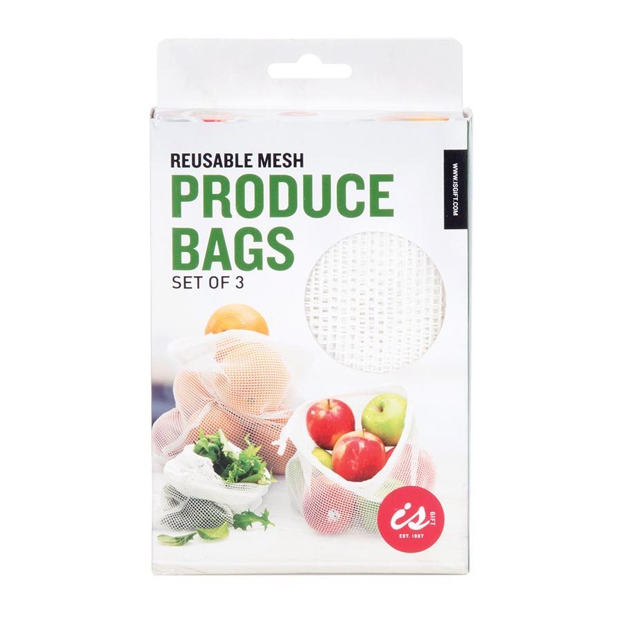 Reusable Mesh Produce Bags Set of 3