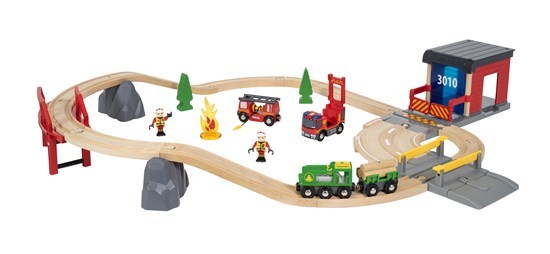 Brio rescue sales firefighter set