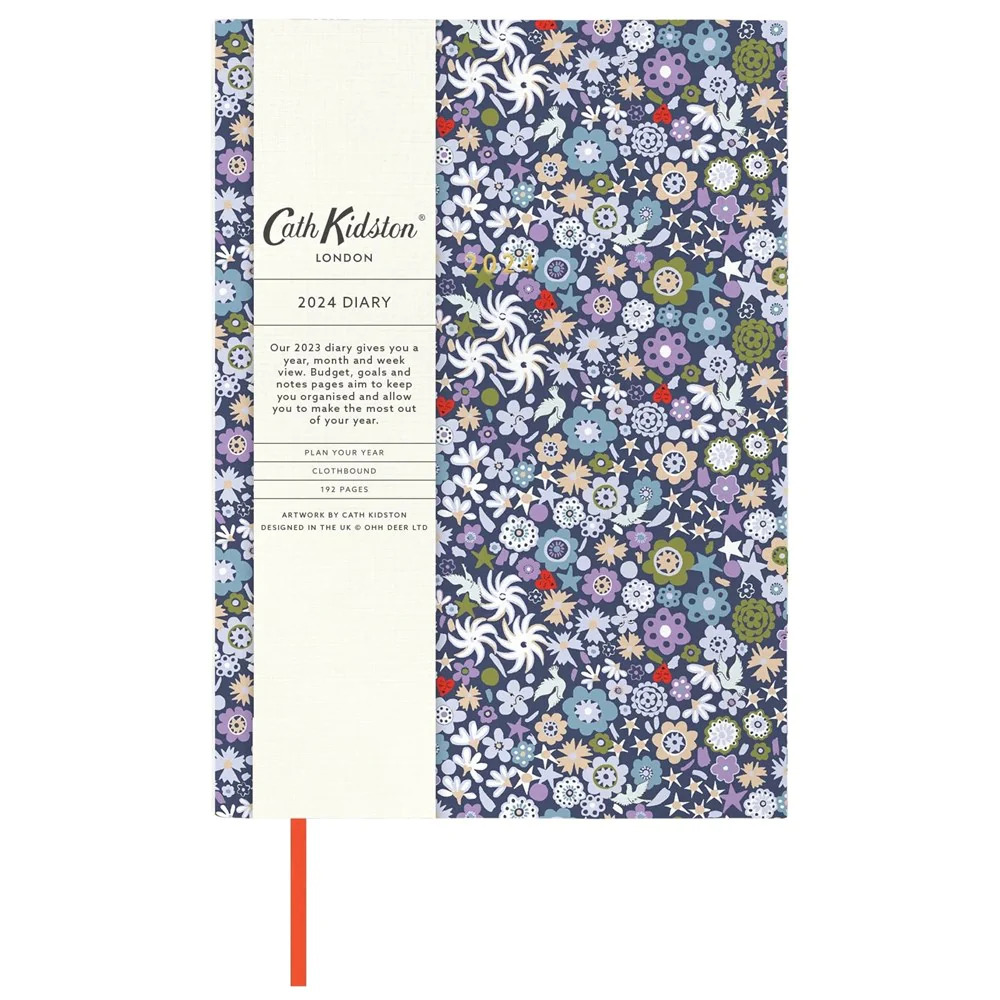 Cath Kidston A5 Diary 2025 Artist Ditsy Rotary