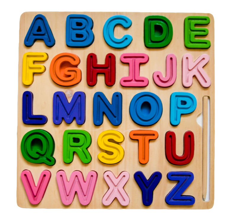 Kiddie Connect Chunky Uppercase ABC and Tracing Puzzle