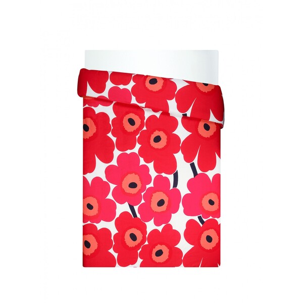 Marimekko Unikko Duvet Cover 210 x 210cm Red