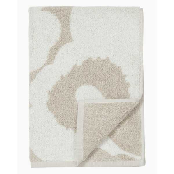 Marimekko Unikko Hand Towel 50x70cm Beige/White