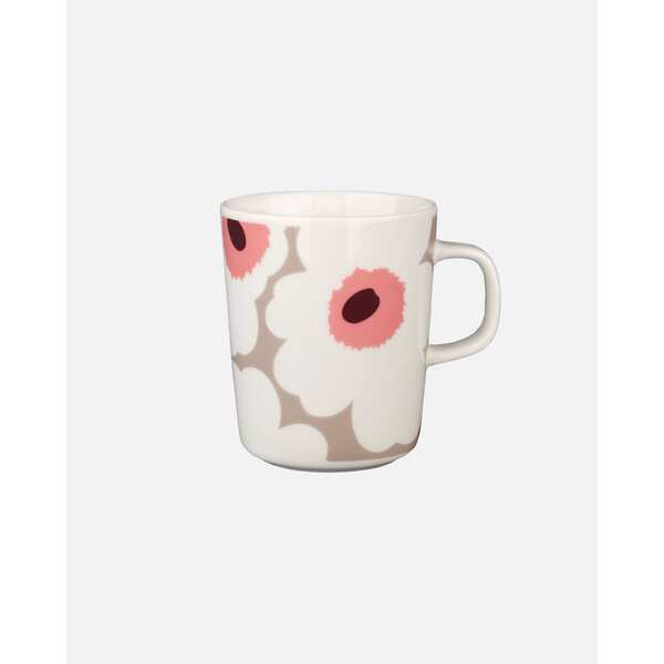 Marimekko Unikko Mug Beige/White/Pink 2,5dl