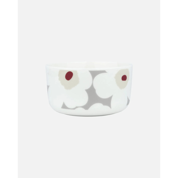 Marimekko Unikko Bowl 5DL (Taupe, Cream & Burgundy)