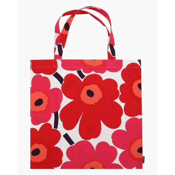Marimekko Pieni Unikko Bag (Red and White) 44x43cm