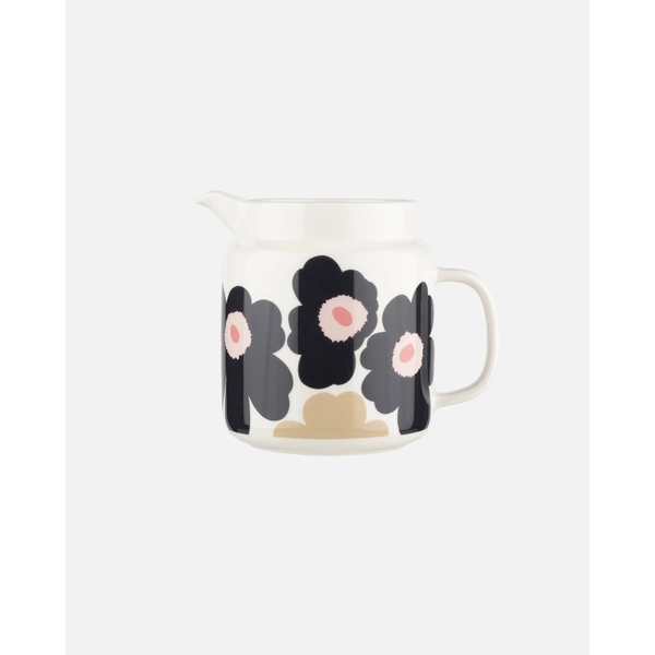 Marimekko Unikko Jug 1.25L (Slate, Pink and Beige)