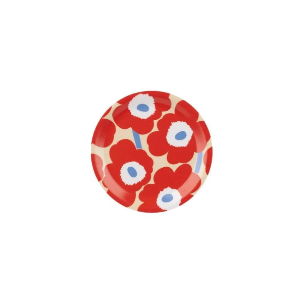Marimekko Unikko Coaster (Orange, Melon, Light Blue)