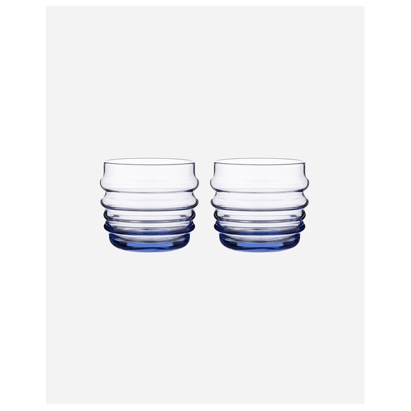 Marimekko Sukat Makkaralla Glass Tumblers Set of 2 (Lavender)