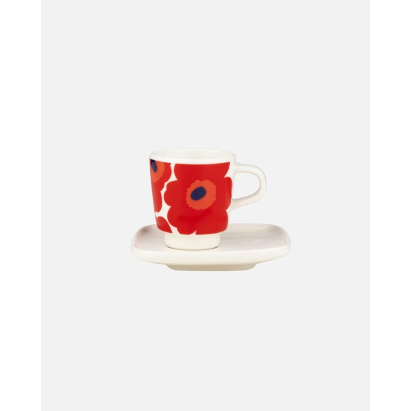 Marimekko Unikko Espresso Cup and Saucer