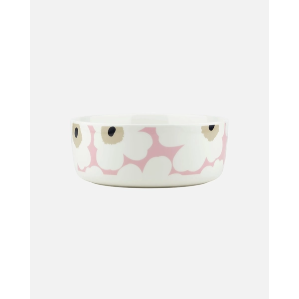 Marimekko Unikko Bowl 1.5L (Pastel Pink, Beige and Slate)