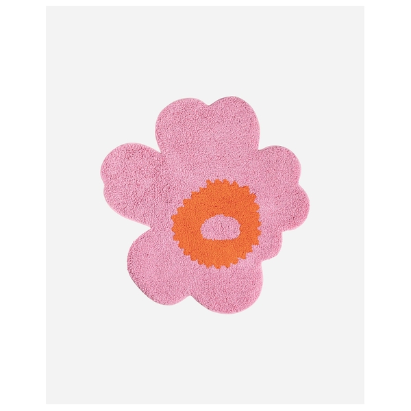 Marimekko Unikko Bathmat 73 x 74cm (Orange, Pink)