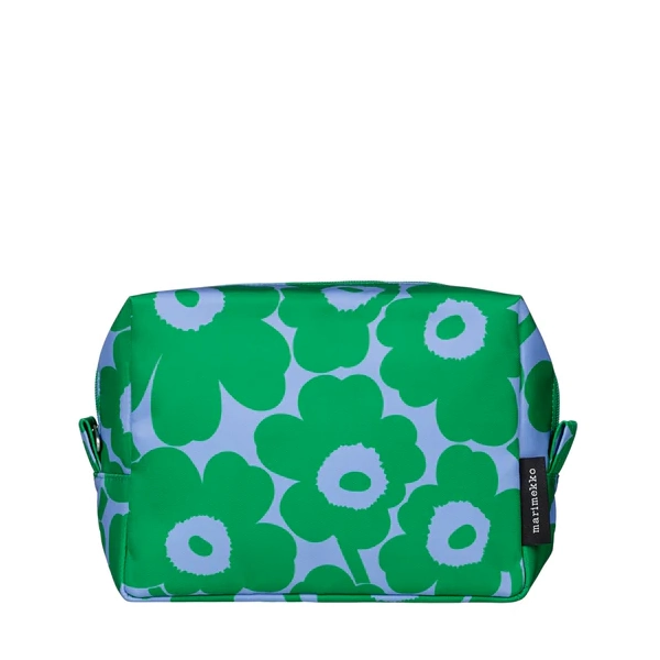 Marimekko Vilja Mini Unikko Cosmetic Bag (Light Blue, Green)