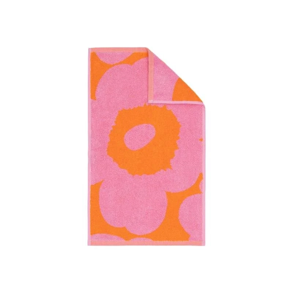 Marimekko Unikko Guest Towel 30 x 50cm (Orange, Pink)