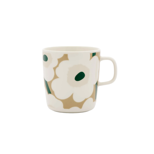 Marimekko Unikko 4DL Mug (Beige, Sand, Green, White)