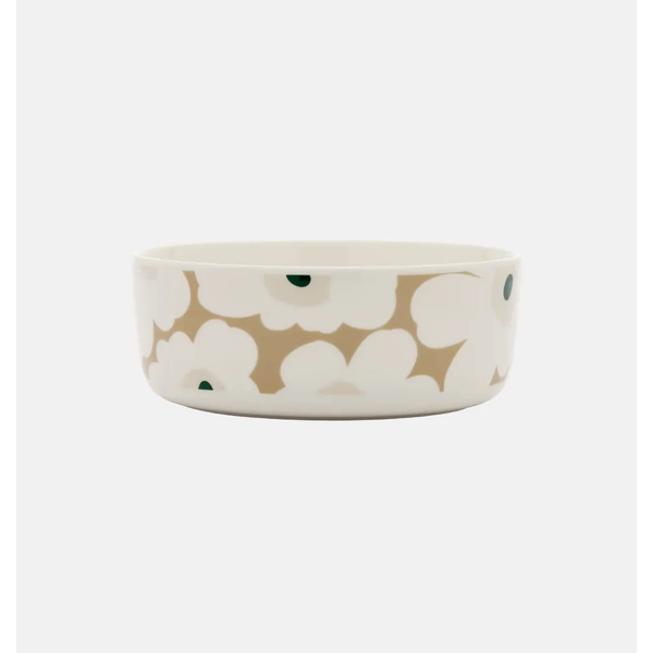 Marimekko Unikko Serving Bowl 1.5L (Beige, Sand, Green, White)