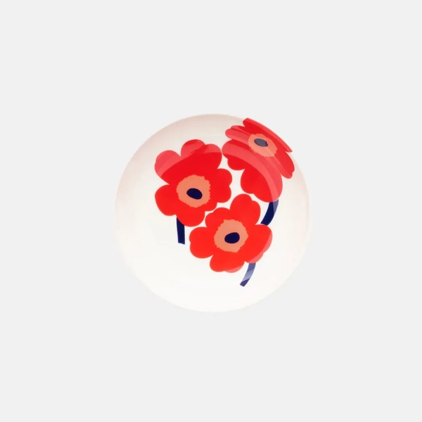 Marimekko Unikko Red Dish 16cm (Red)