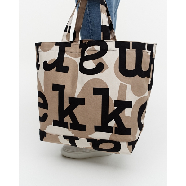 Marimekko Ahkera Unikko Logo Tote Bag