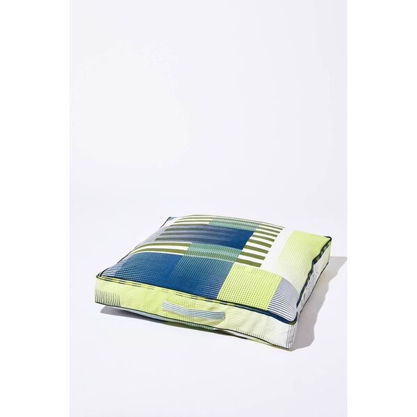 Mapoesie Khaki Floor Cushion Cover Vibrant