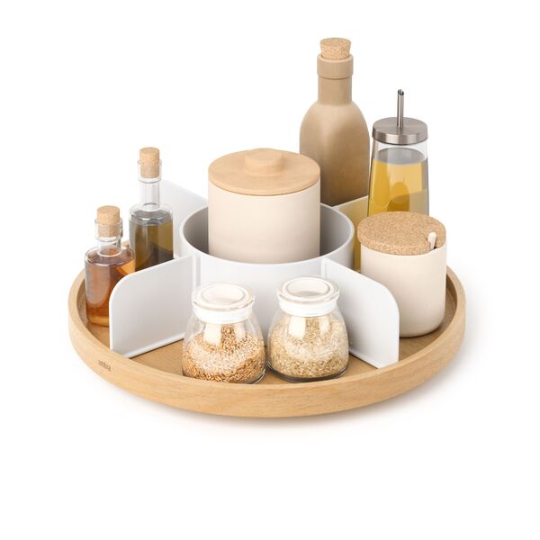 UMBRA Bellwood Lazy Susan White/Natural