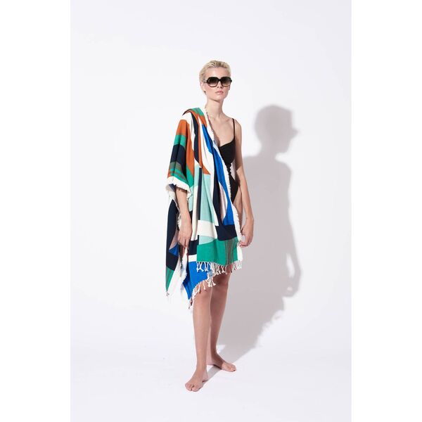 Mapoesie Bleu Beach Towel Supersonic
