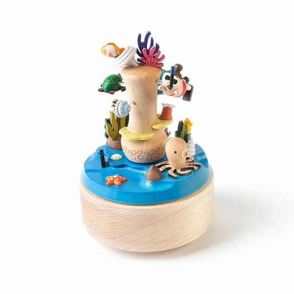 Wooderful Life Coral Reef Snorkeling Music Box (IN STORE OR INSTORE PICK UP ONLY)