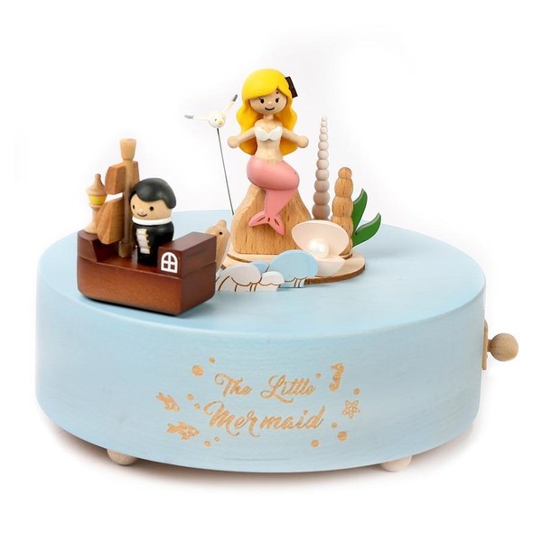 Wooderful Life The Little Mermaid Music Box