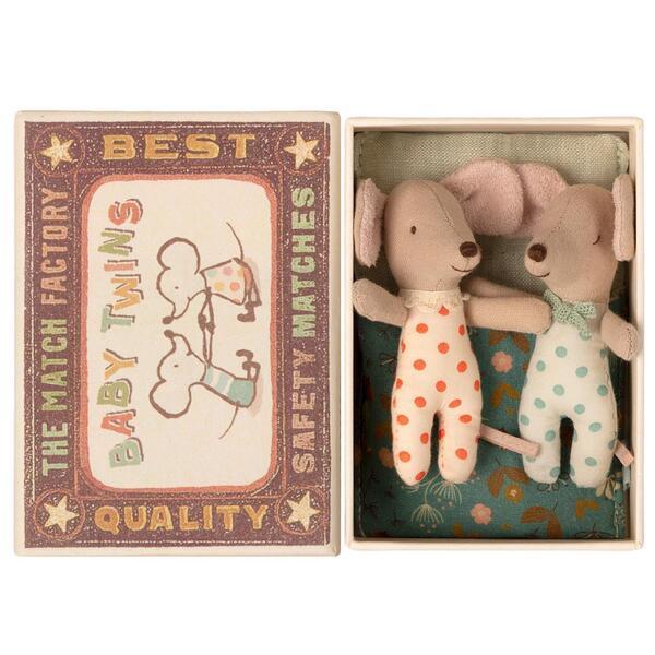 Maileg Twin Baby Mouse Box