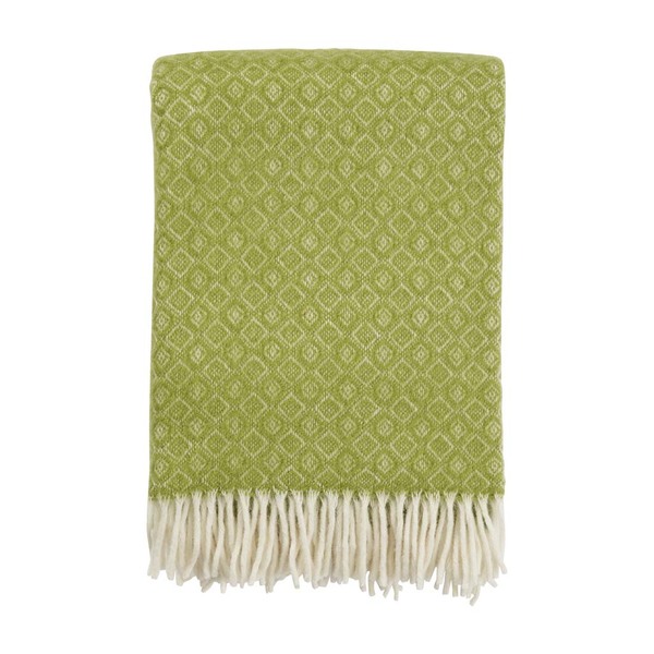 Klippan Havanna Eco Wool Throw Green