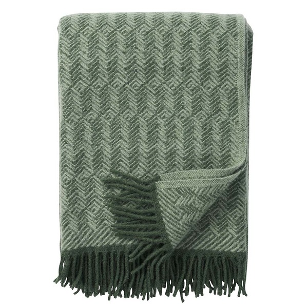 Klippan Tage Eco Wool Throw Green Tea