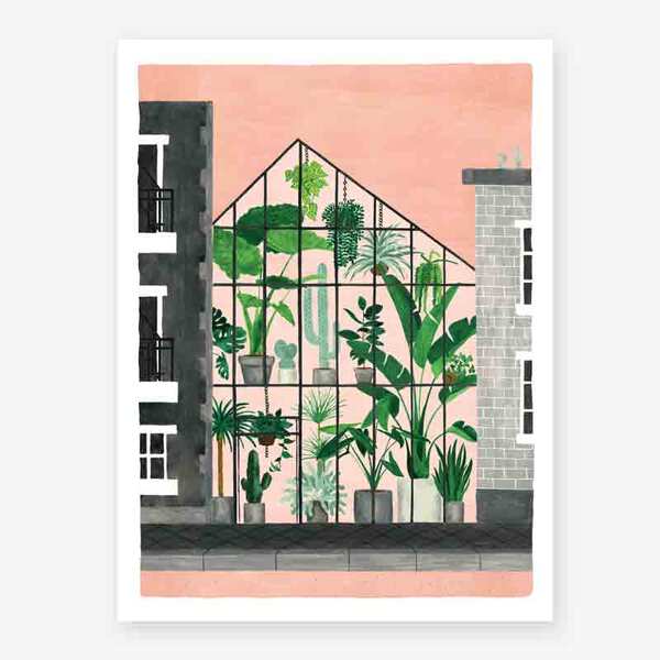 All The Ways To Say Urban Jungle Greenhouse Print