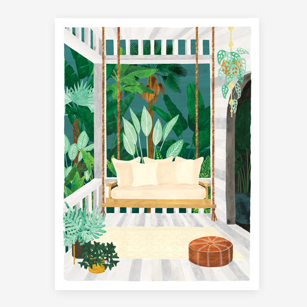 All The Ways To Say Botanical Kingdom Porch Print