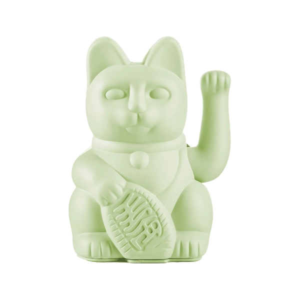 Lucky Cat Classic Waving Cat - Light Green ( Relaxation )