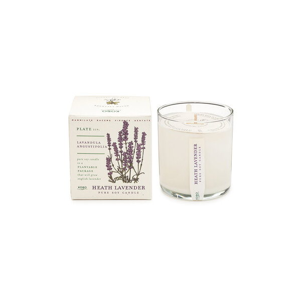 Kobo Plant the Box Candle Heath Lavender