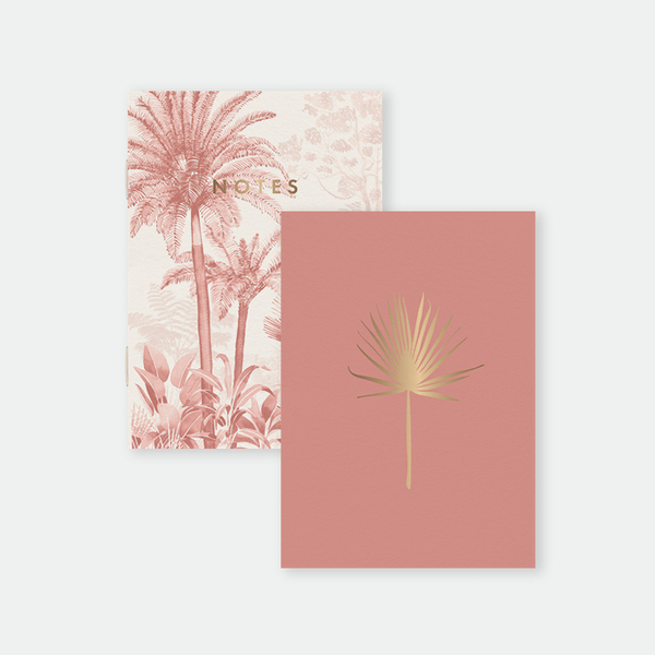 All The Ways To Say Duo A6 Notebook Pink Forest