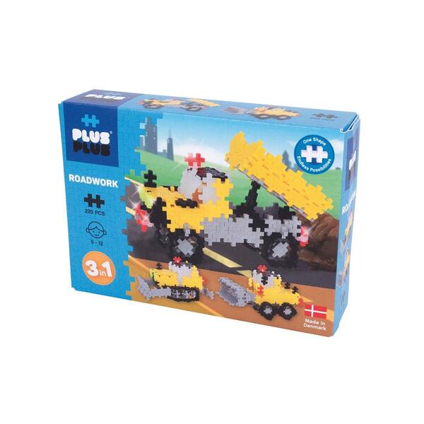 Plus Plus Basic 3 in 1 Road Work 220pcs