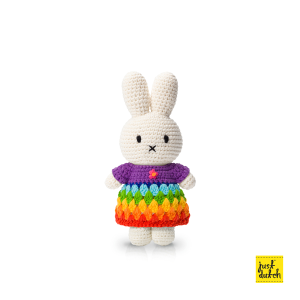 MIFFY Nijntje Handmade And Her Bright Rainbow Dress