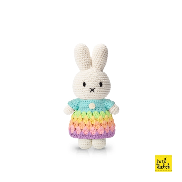 MIFFY Nijntje Handmade And Her Pastel Rainbow Dress