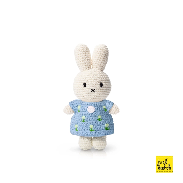 MIFFY Nijntje Handmade And Her Pastel Blue Tulip Dress