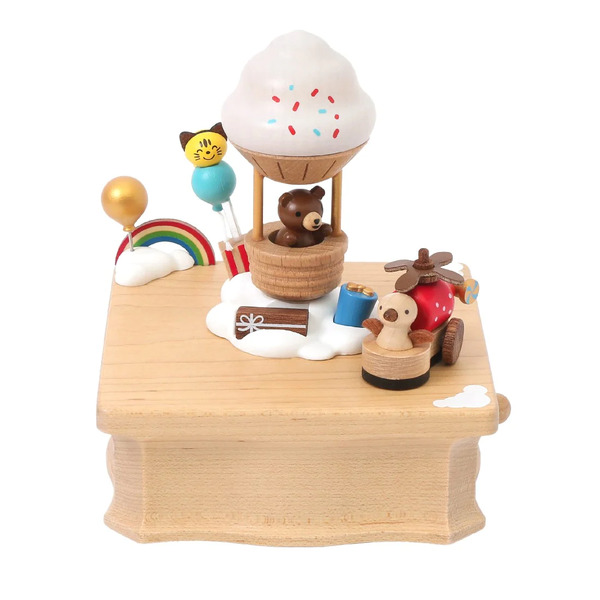 Wooderful Life *Exclusive* Hot Air Balloon Party Music Box (In Store Only)