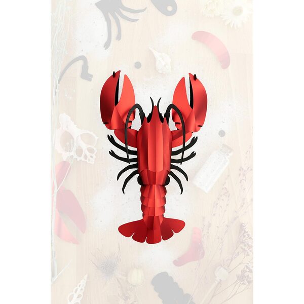 Assembli 3D Lobster Ruby Red Metallic