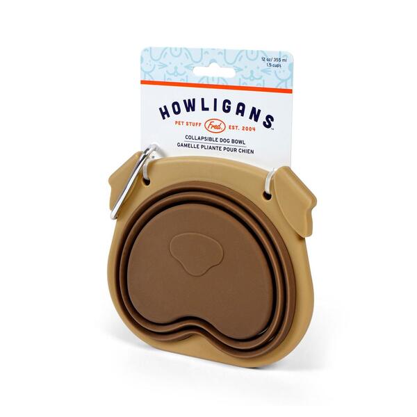 Fred Howligans Collapsible Dog Bowl