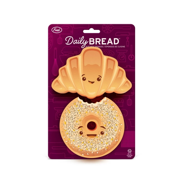 Fred Daily Bread Sponge 2pcs Set Multi-Coloured