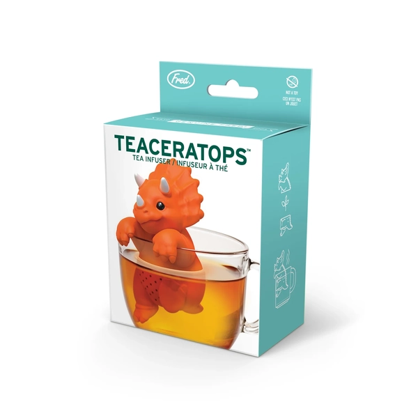 Fred Teaceratops - Triceratops Tea Infuser Orange