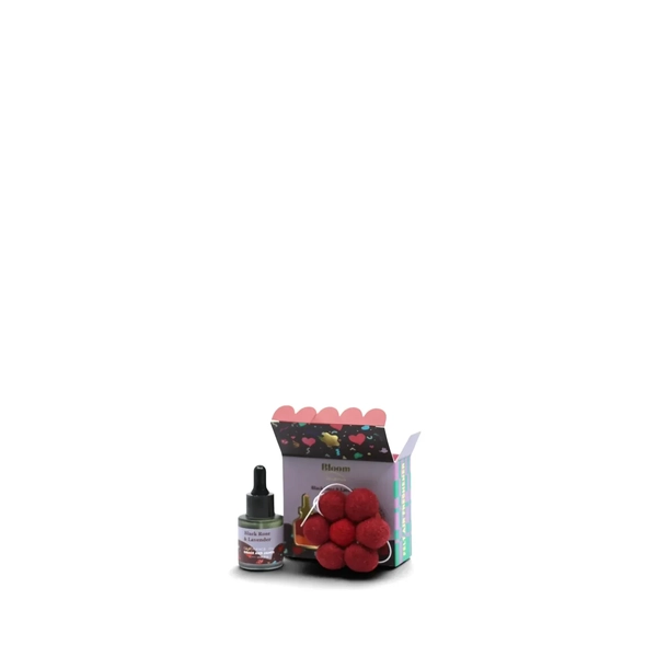 Bloom - Black Rose & Lavender Felt Air Freshener