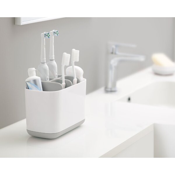 Joseph Joseph EasyStore Toothbrush Caddy Large Grey