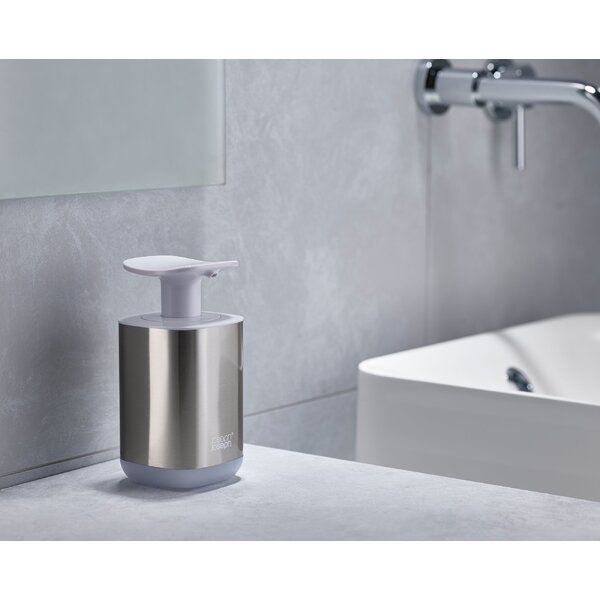 Joseph Joseph Presto Steel Soap Dispenser White