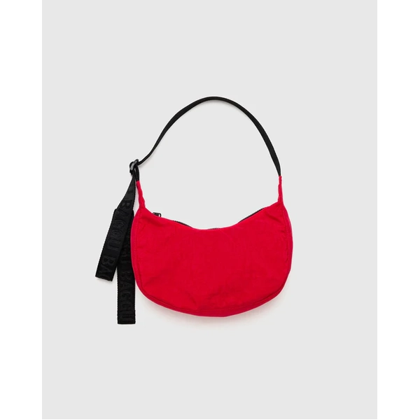 Baggu Small Nylon Crescent Bag - Candy Apple