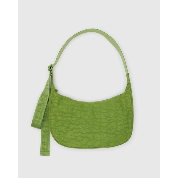 Baggu Medium Nylon Crescent Bag- Green Juice